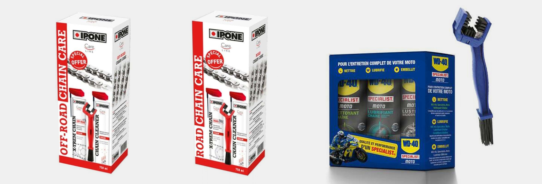 Kit entretien chaîne moto - Ixtem Moto